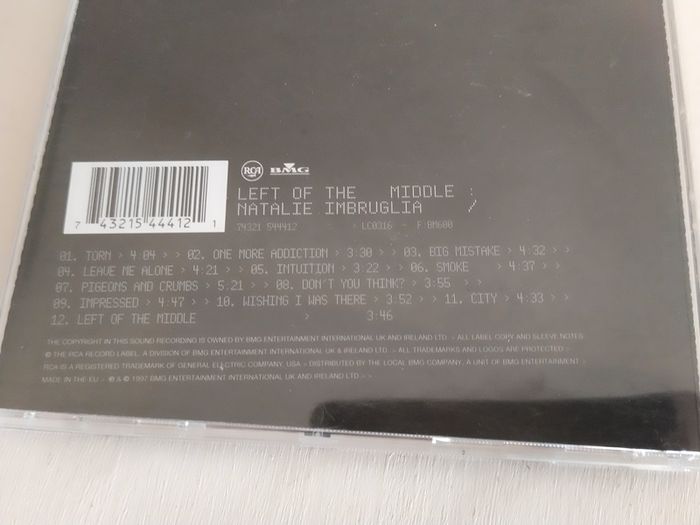 Natalie Imbruglia - Left in the Middle Cd