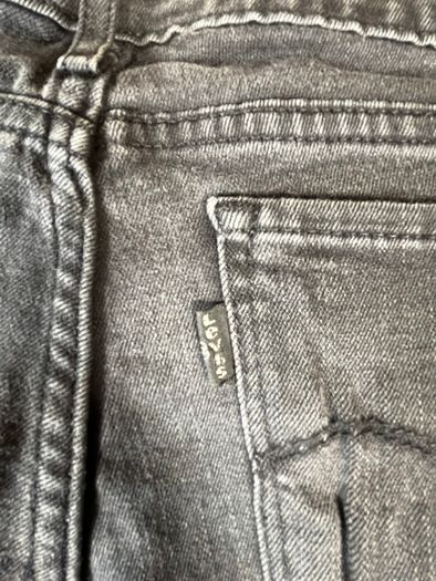 LEVI'S 711 Black Denim Slim Skinny Jeans Womens W28 L29