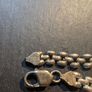 Solid silver set: earrings and bracelet Image 3