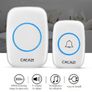 Wireless Door Cordless Wireless Bell Mains Plug-In Portable 300M LED Chime Image 2