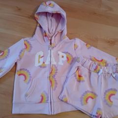 Gap Full Zip Hoody & Shorts Age 3 yrs