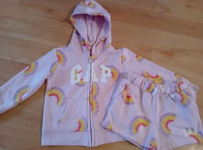 Gap Full Zip Hoody & Shorts Age 3 yrs