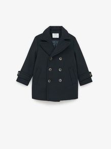 Zara Wool Navy Coat
