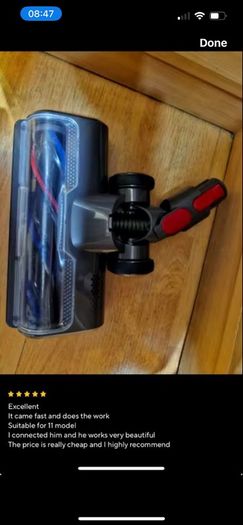 Newest Direct Drive Cleaning Head Compatible with Dyson V7 V8 V10 V11 V15 Vacuum Cleaner For Short Pile Carpets