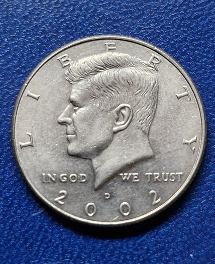 2002 D Kennedy Half Dollar Fifty Cent Coin