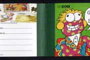 1996 Ireland Greetings (Zig &amp; Zag) Commemorative Stamps Booklet Mint Never Hinged (MNH). Hibernian HB54