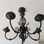Black 5 bulb ceiling light Image 5