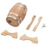 Wine Barrel with Tap Solid Oak Wood 6 L Image 7