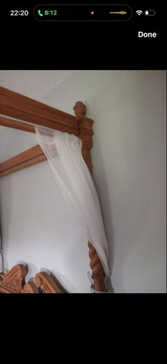 Four poster bed