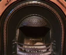 Cast Iron Fireplace Insert and Grate