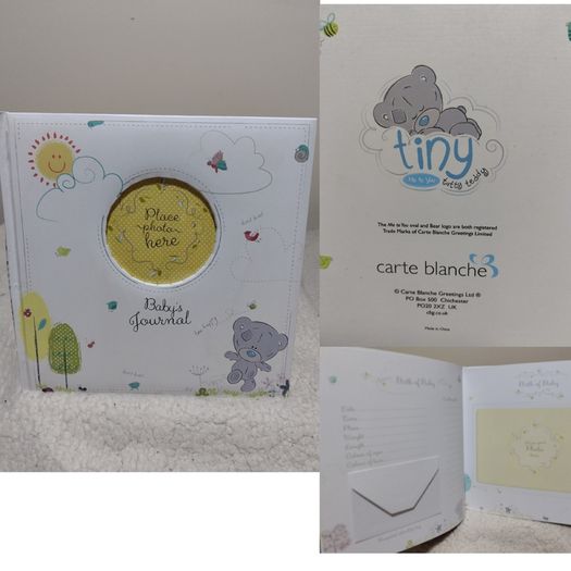 Tatty Teddy, Me to You Carte Blanche Baby,s Keepsake Memory Journal