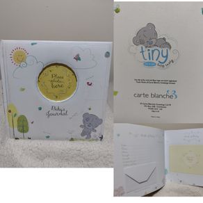 Tatty Teddy, Me to You Carte Blanche Baby,s Keepsake Memory Journal