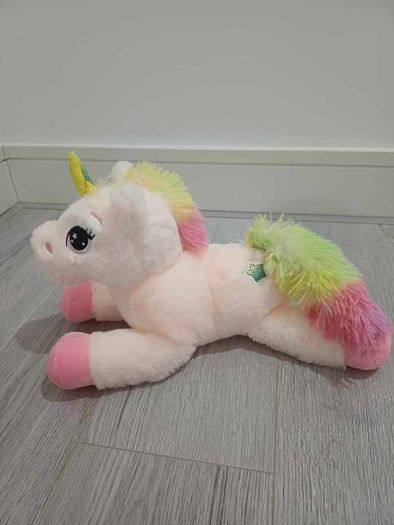 Pink unicorn plush