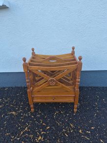Antique newspaper rack