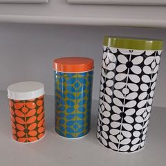 Orla Kiely tins