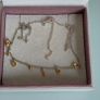 Pandora sterling silver/ yellow gold loved necklace with heart   ajustable size perfect condition fully hallmarked(no box) Image 6