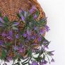 NEW SALE | 2Pcs Artificial Hanging Plants - Purple Artificial wall plants, Fake Ivy Vine for Wall Home Porch Garden Wedding Garland Outside Hanging Decoration Image 6