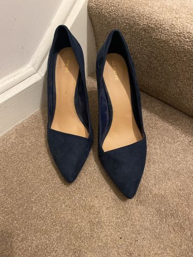 NEXT Shoes Navy Suede Heels