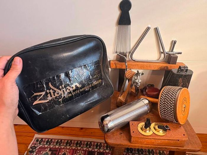 Vintage Latin Percussion New Era Zildjian Bundle Cabasa Torpedo Guiro Cowbell