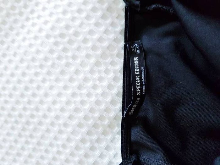 Black Velvet Bodysuit - Size xs