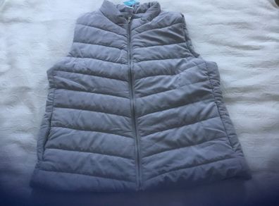 Grey body warmer gilet