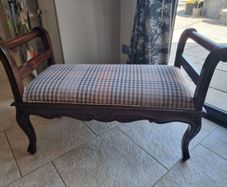 Stunning Carved Wooden Bench