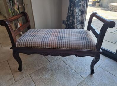 Stunning Carved Wooden Bench