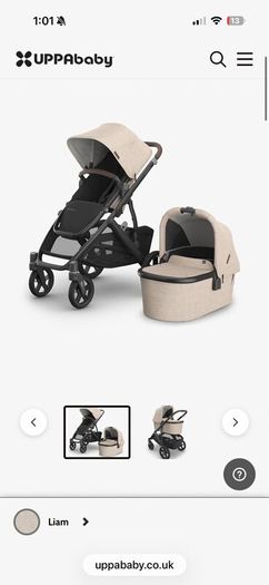 Uppababy Vista v3 double pram