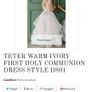 Communion dress Teter Warm Brand New With Tags RRP 535.00 Image 4