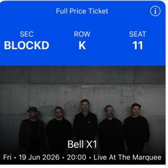 Bell X1, The Marquee, Cork
