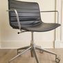 Vintage Office Chair Leather Designer Italian by Arper Image 9