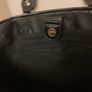 Harrods Black Tote - Shopper Bag with gold hardware and black patent trim Image 5