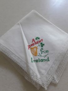 Vintage Irish handkerchief