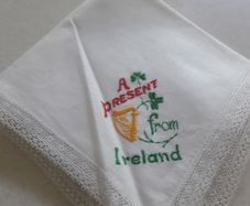 Vintage Irish handkerchief