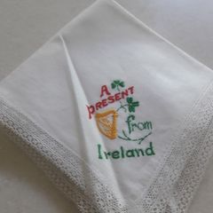 Vintage Irish handkerchief