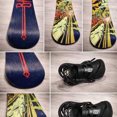 Wedze Snowboard and Bindings. All-Mountain. Good Condition
