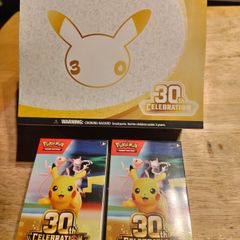Pokemon Tcg 30th Anniversary Elite Trainer Box Plus X2 Booster Bundle Boxes