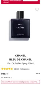 Bleu De Chanel 100ml Edp For Him