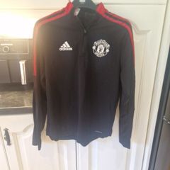 boys Manchester united light quarter zip top