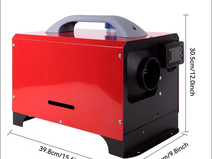 New 12V 5kw Diesel Car Heater Car Parking Air Heater Fast Warm Fast Heating Vehicle Preheating System with LCD Thermostat Remote Control Automatic Shutdown Safety Protection