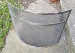 Heavy duty bow shaped firescreen / fireguard