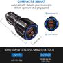 USB Car Adaptor 2 Port USB 3.0 Car Cigarette Lighter Phone Charger 30W 5A Fast Charging Compatible with iPhone Samsung Galaxy iPad Huawei (FREE POSTAGE) Image 5