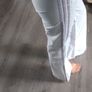 Old school limited edition white Adidas trousers with crease size Xs Image 7