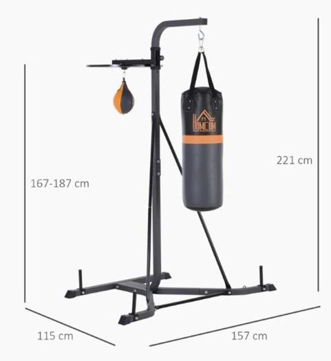 Freestanding Boxing Punch Bag & Speed Ball Station