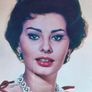A large pair of Sophie Loren framed photos Image 6