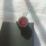 3.5 Carat Ruby and diamond ring with papers Image 3
