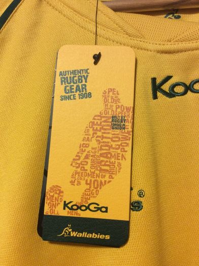 Australia Rugby Jersey. Official Kooga Mens Home Jersey. Authentic Original Kooga Product. Not Ireland. Not Leinster. Not Munster.