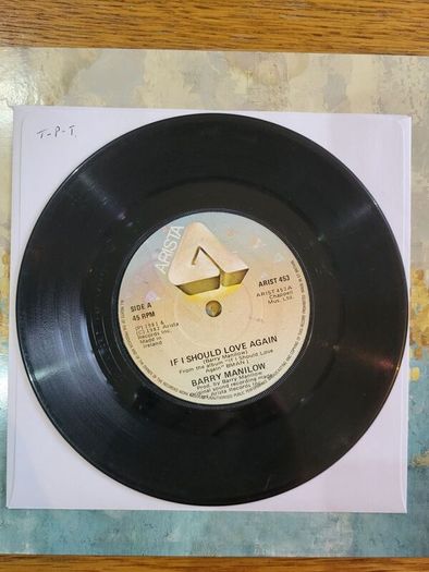 Barry Manilow If I Should Love Again 1982 Arista 7 inch