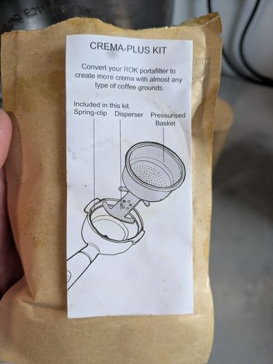 ROK manual espresso machine - upgraded
