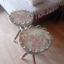 Mid century french tripod side table or plant stand Image 6